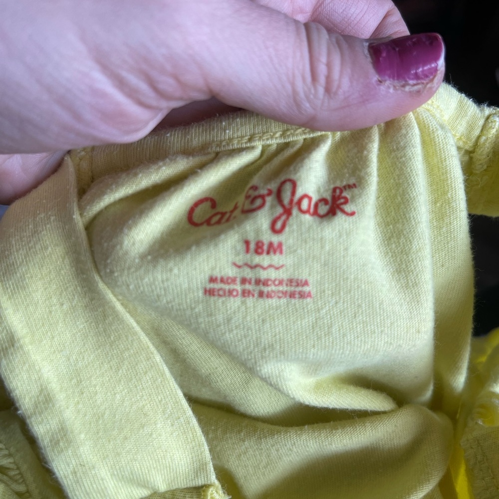 Neon Yellow Ruffle Tank - Picture 2 of 4